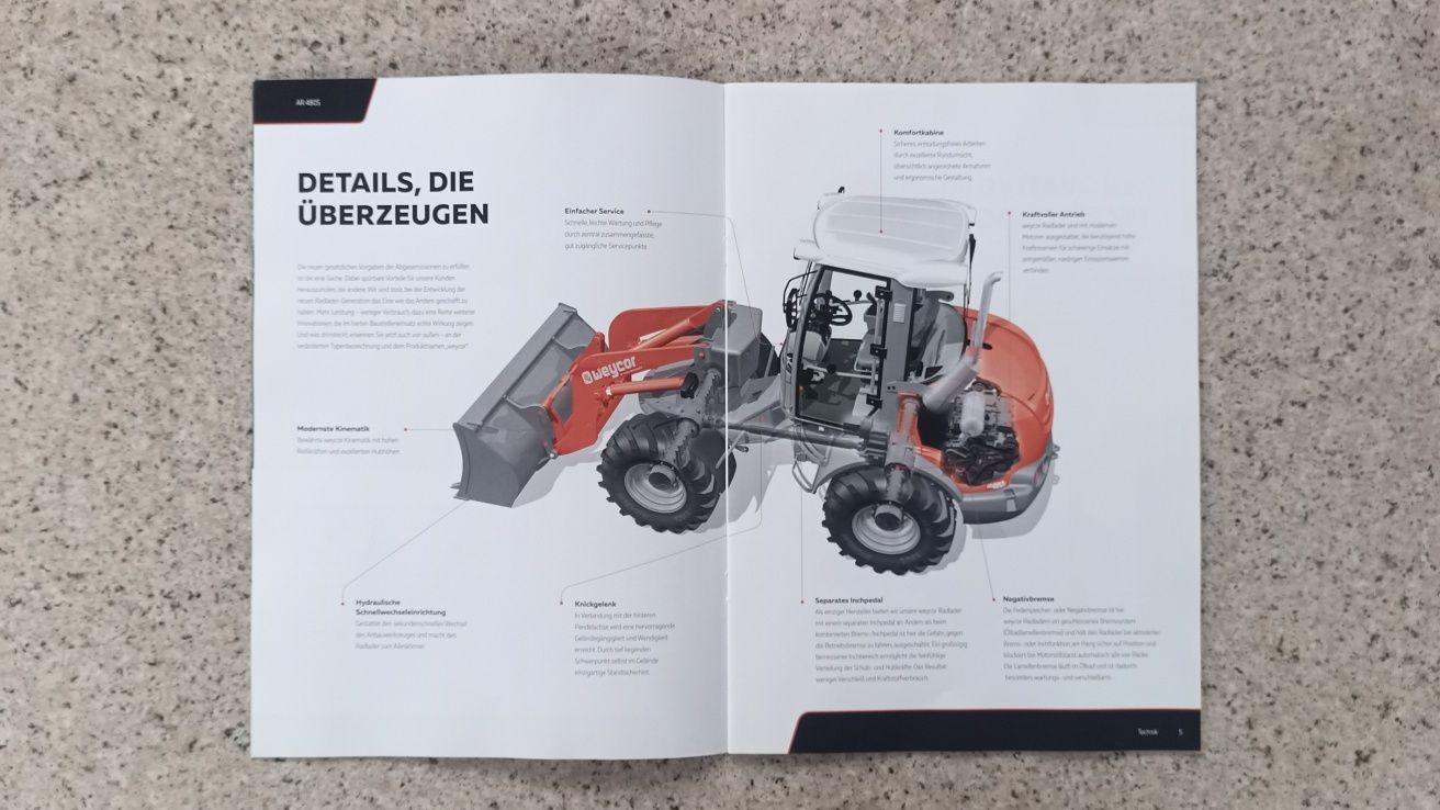 WEYCOR AR480 AR480S AR480T By Atlas Ładowarki kołowe Prospekty