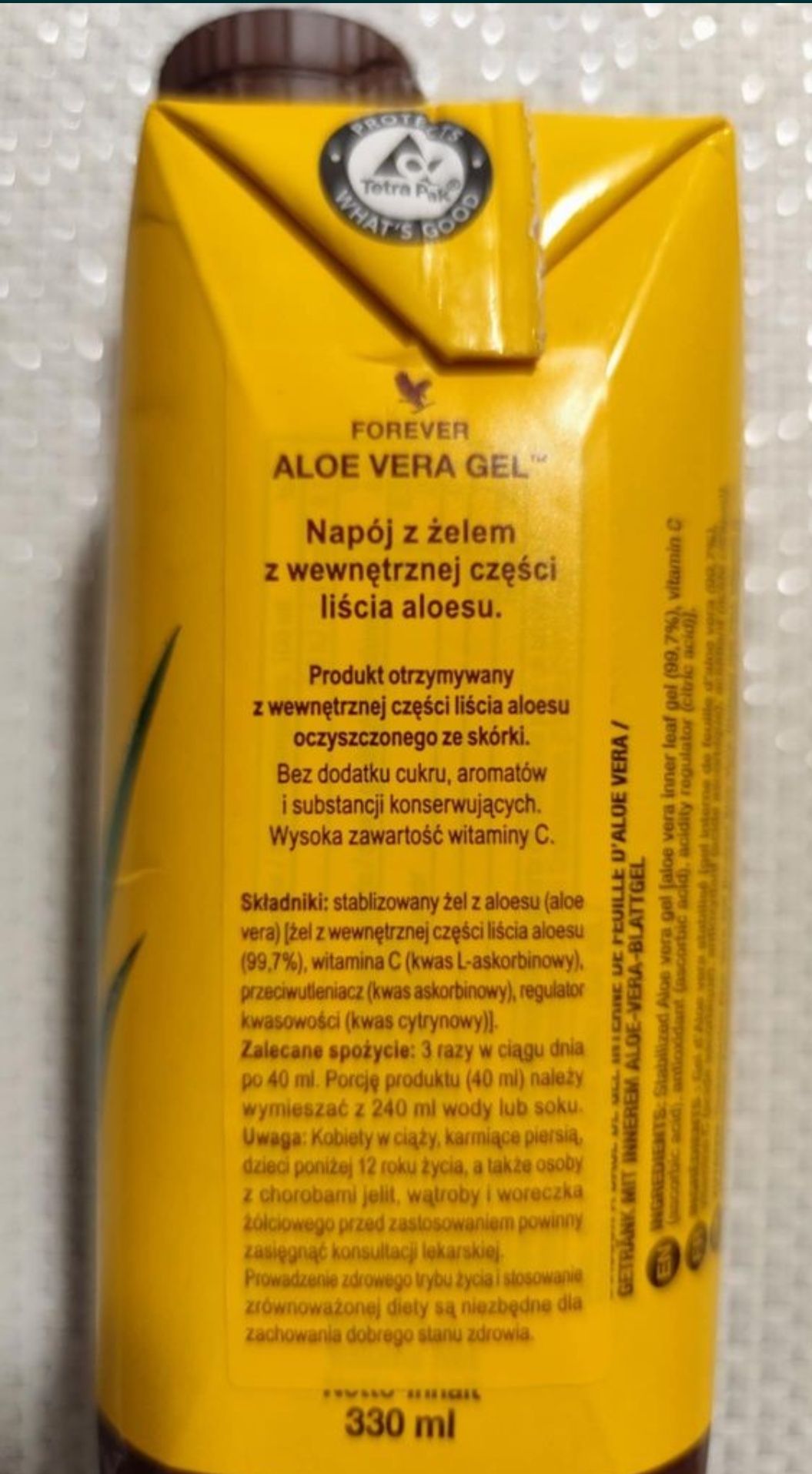 Aloes Do Picia 99,7% 330ml FOREVER