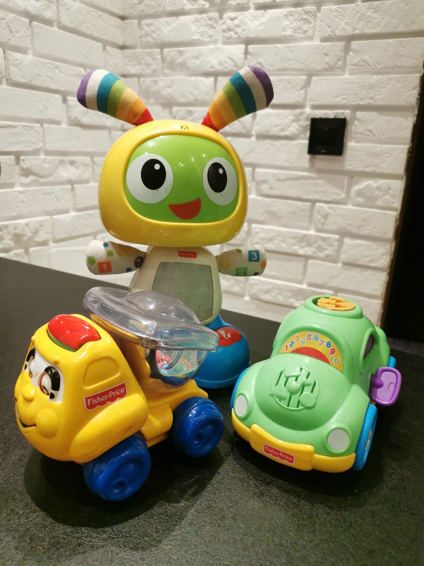 Fisher Price Mattel 3 szt. Plus miś szumiś
