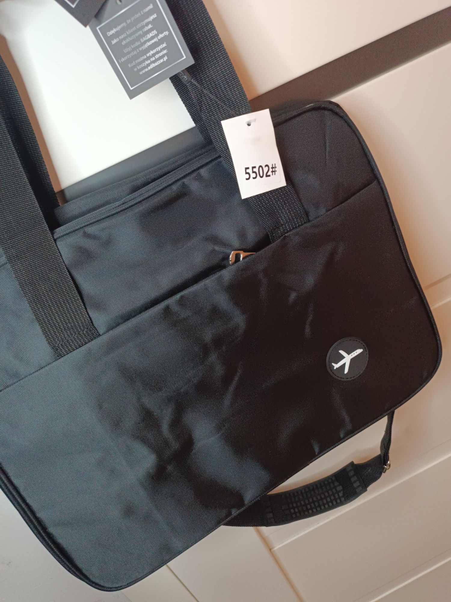Nowa torba bagaż podręczny czarna t.k. Maxx do samolotu travel