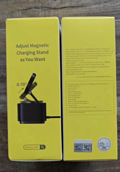 Бездротова зарядка + Hub Baseus MagPro 2 7-в-1