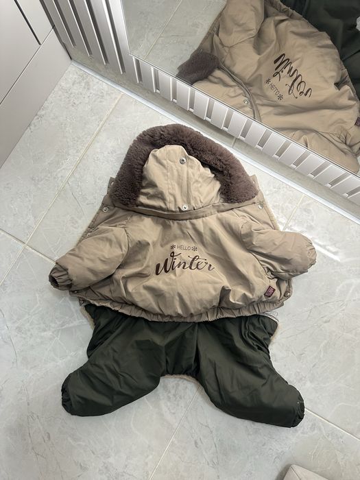 Теплий зимовий комбінезон для собак (курточка)