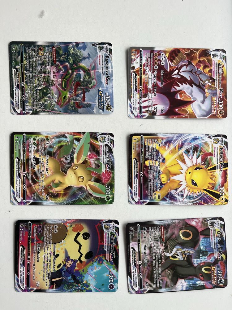 Pack 26 cartas pokemon Vmax (contém cartas rainbow)