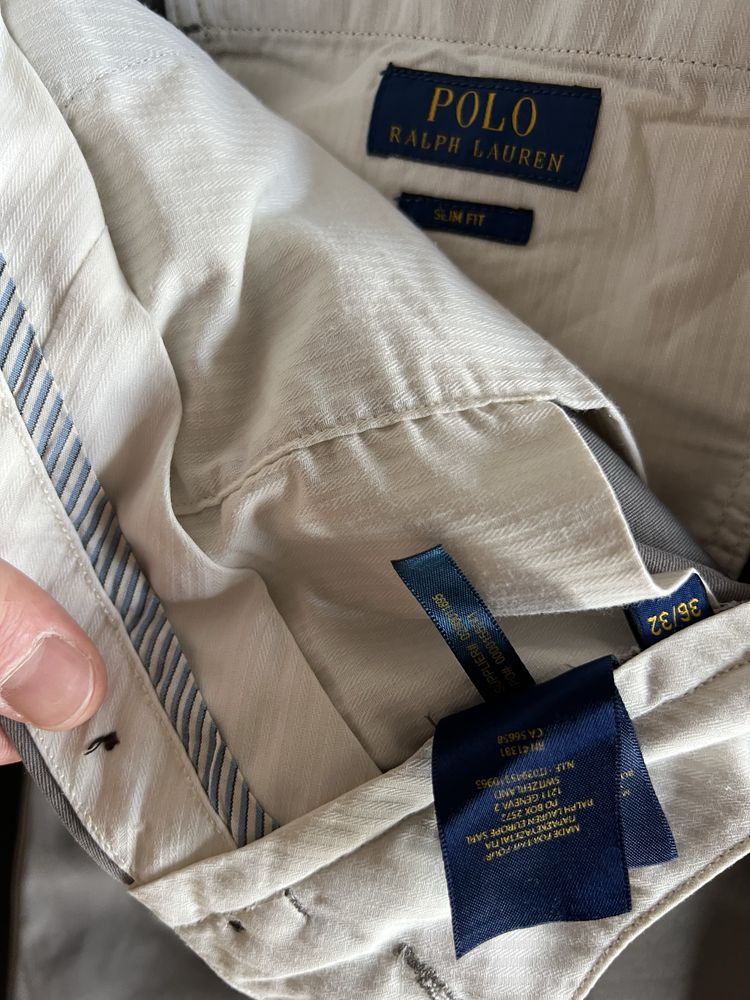 Calcas Cinzentas Homem, Polo Ralph Lauren, 36-32