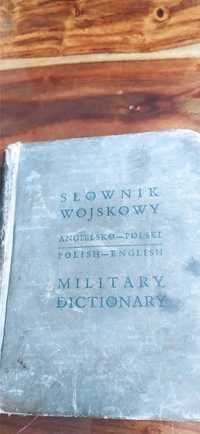 Słownik Wojskowy Angielsko-Polski 1943 r.