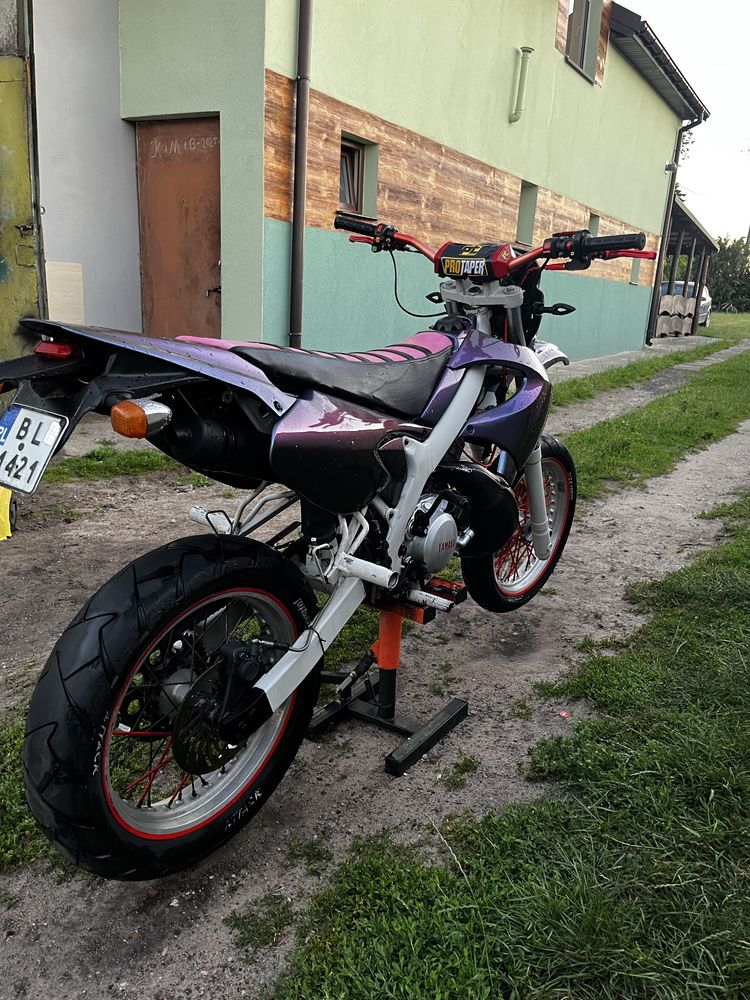 supermoto malaguti xsm50 z silnikiem yamaha dt 125