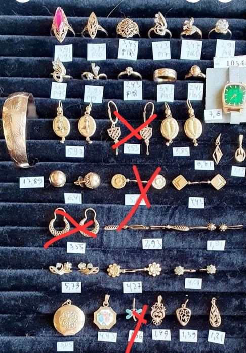 Продамзолотые изделия производства СССР