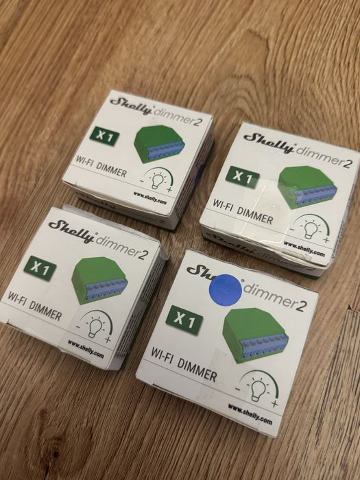 Shelly Dimmer 2 | Inteligentny ściemniacz WiFi zestaw 4szt.