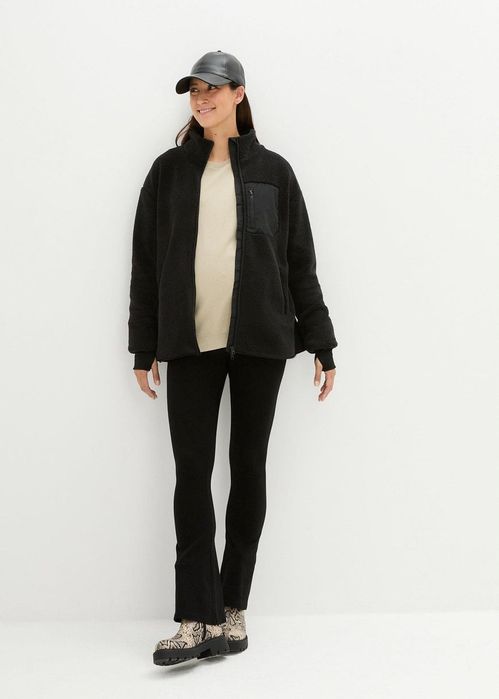 B.P.C ciążowa bluza polarowa czarna r.44/46