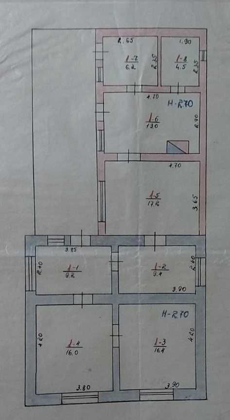 ПРОДАЖ 3-х кімнатного будинку у передмісті Берегова, 92 кв.м.,13 соток