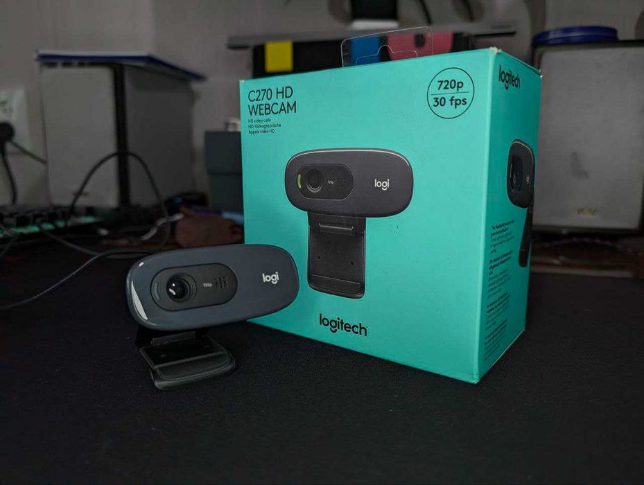 Веб-камера Logitech C270 HD Webcam Black - перегрівається