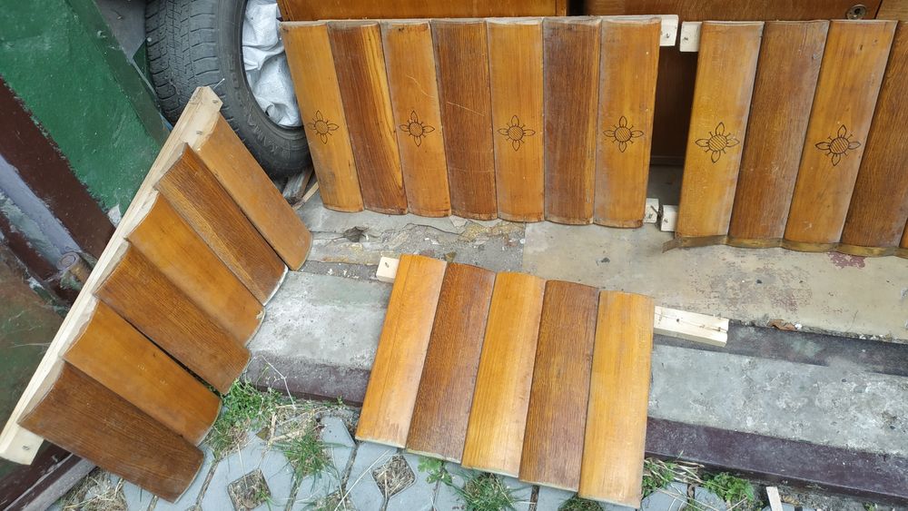 Заборчик и поддон деревянный