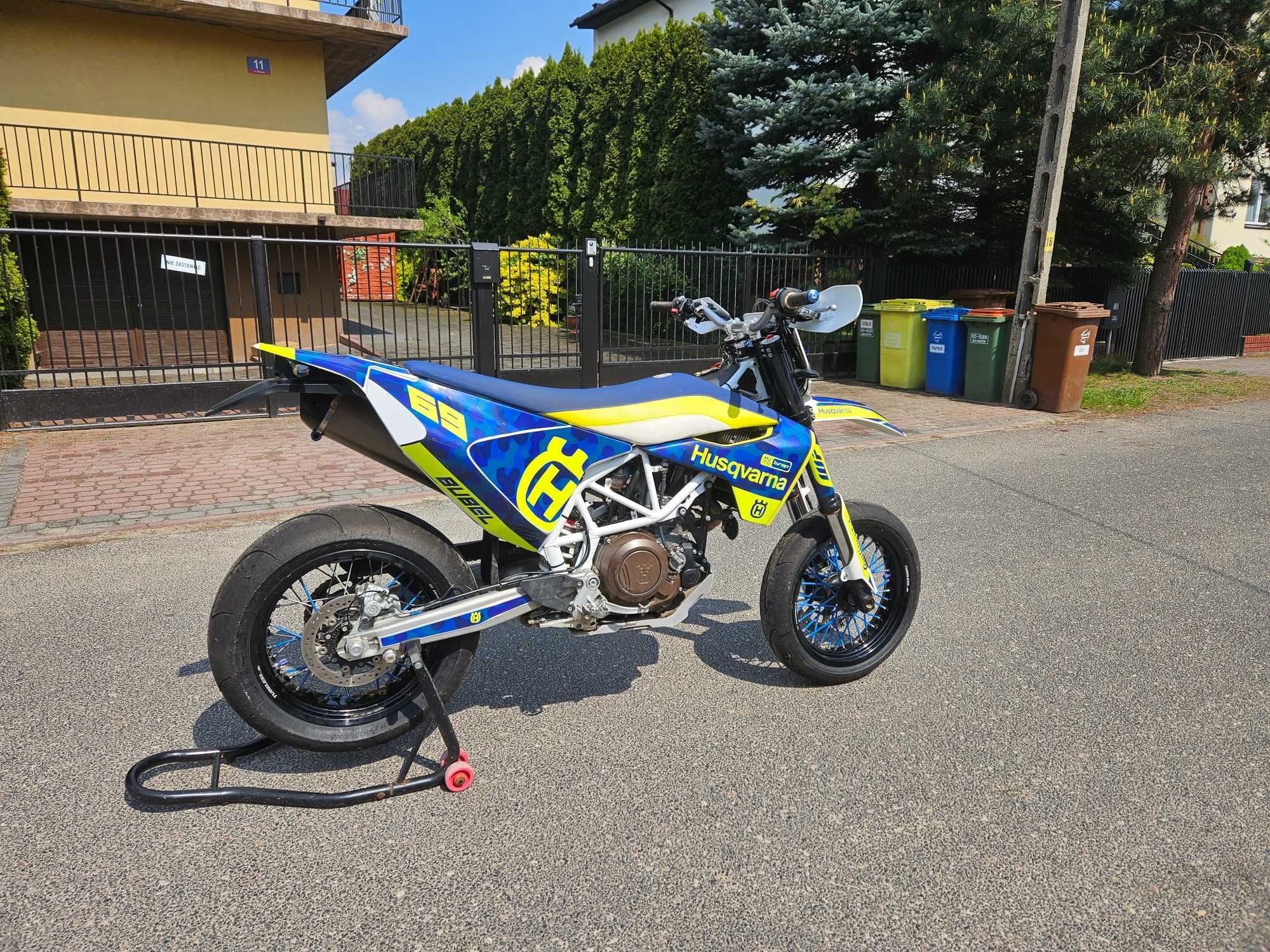 Husqvarna 701 Supermoto/enduro torówka tor