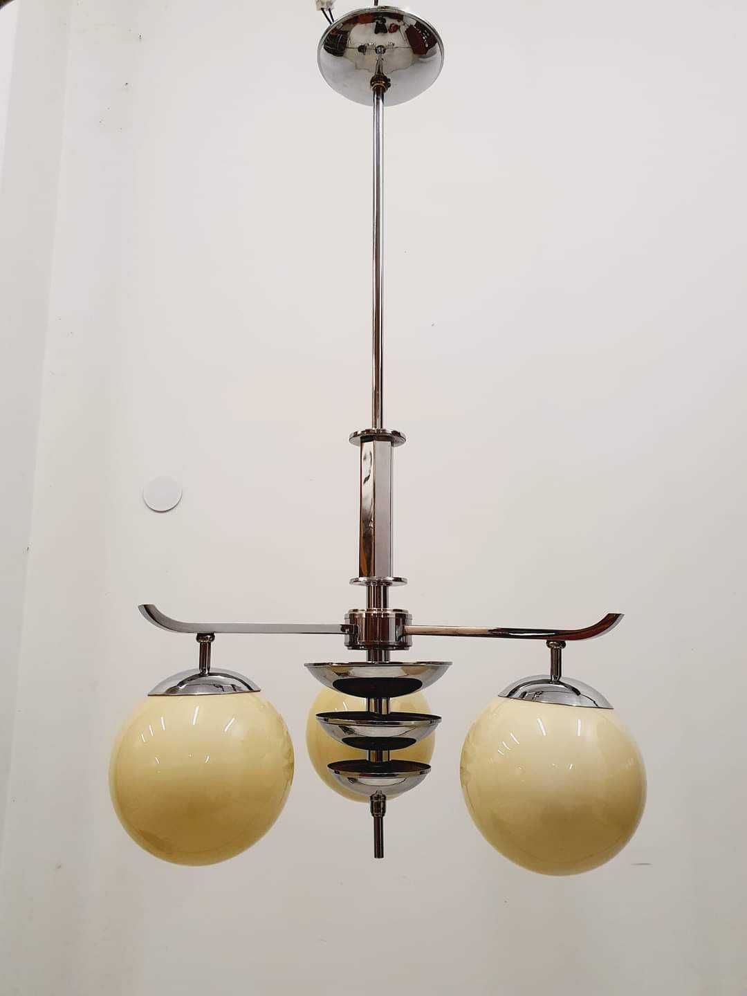 Żyrandol Lampa Art Deco Franta Anyż
