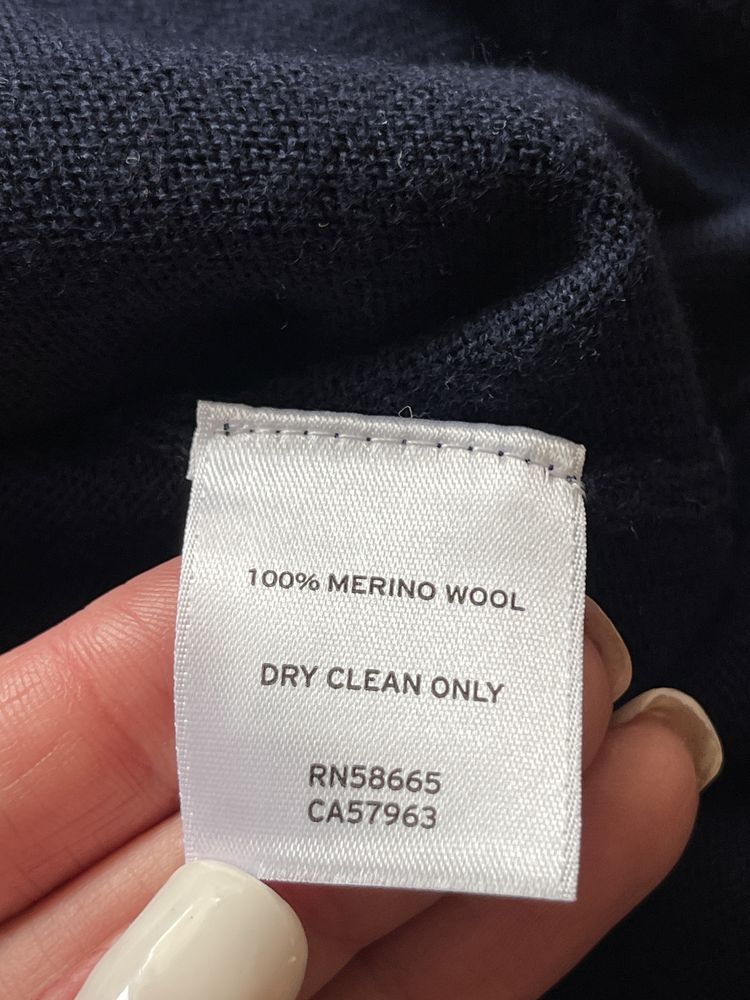 Шерстяний светр 100% вовна новий john w nordstrom wool