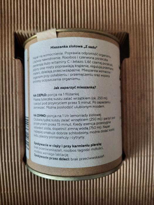 Miód i herbatka zestaw prezentowy