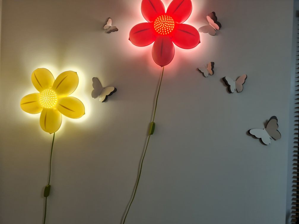 Lampki nocne "kwiatki" IKEA