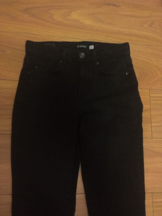 spodnie Big Star Clara W910 rurki czarne 26/32 (S)  jak nowe