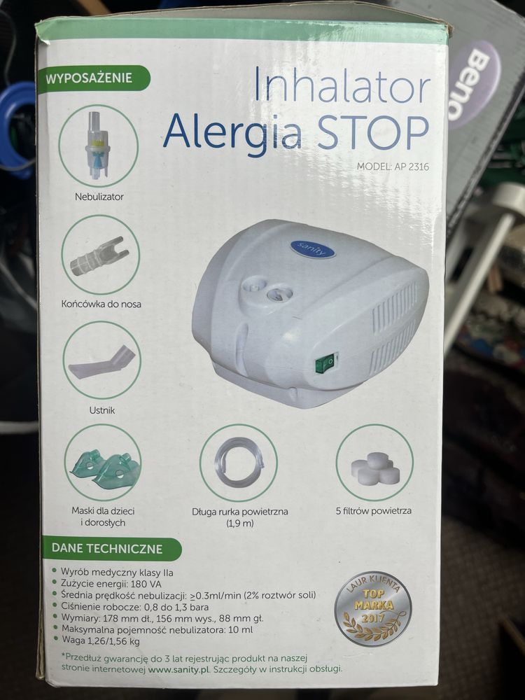 Inhalator sanity Alergia Stop