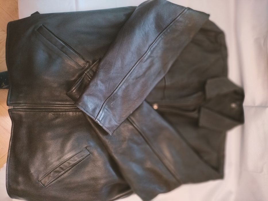 Kurtka skórzana męska