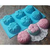 duża forma silikonowa babeczki muffiny mydło KWIAT