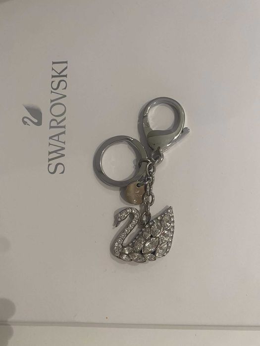 Nowy Oryginalny brelok zawieszka do torebek Swarovski stal kryształki