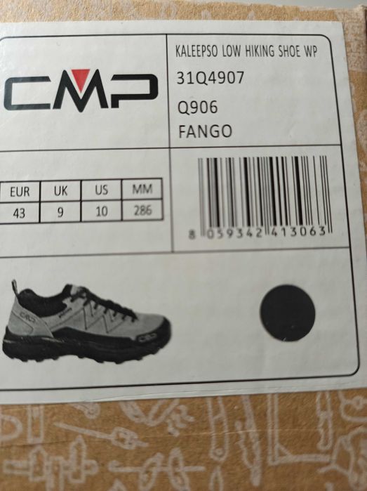 Кросівки CMP Kaleepso Low Hiking Shoes WP 43