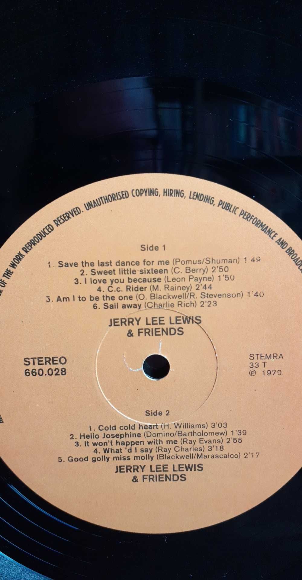 Jerry Lee Lewis "Jerry Lee Lewis and Friends" - płyta winylowa