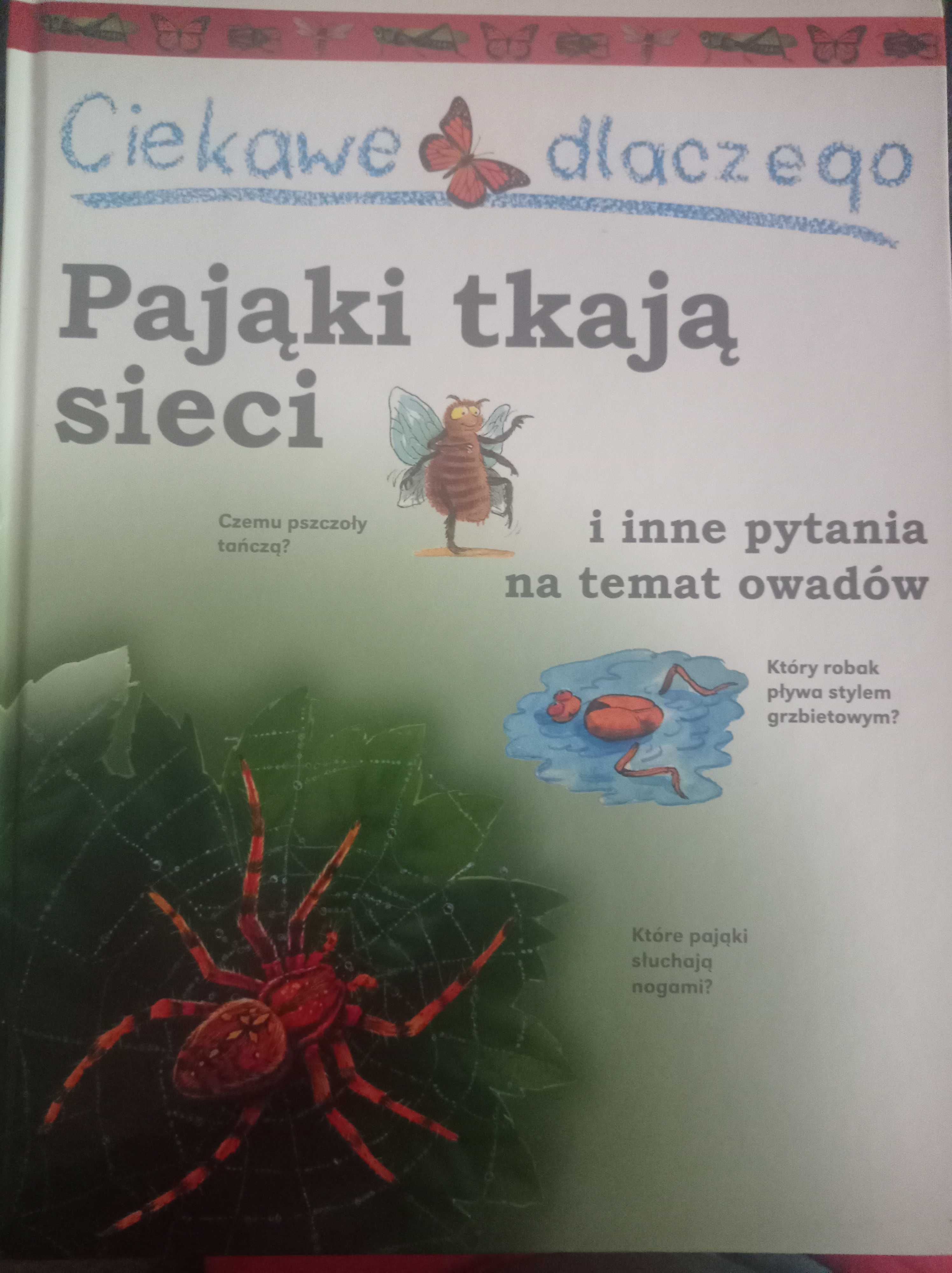 Książka z serii "Ciekawe dlaczego: Pająki tkają sieci"