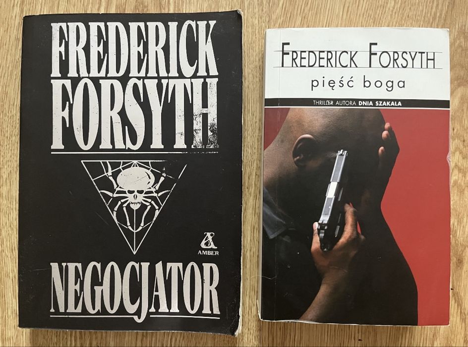 Frederick Forsyth pięść Boga i Negocjator książki