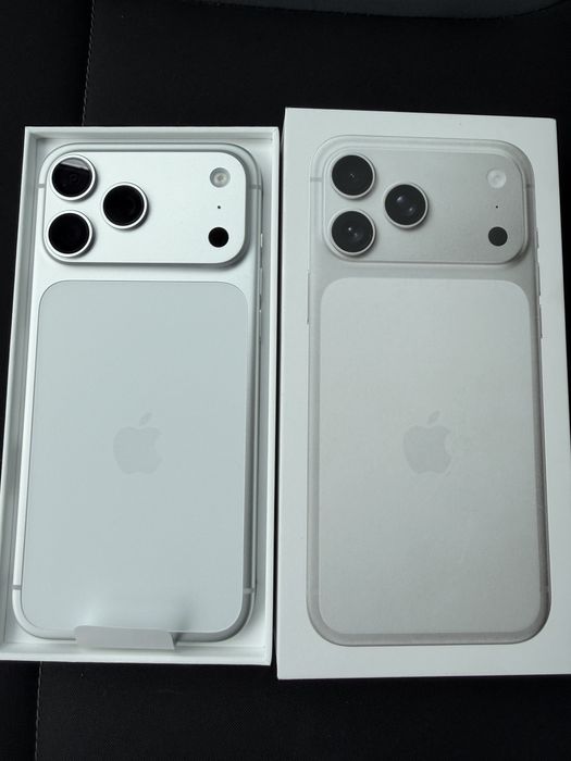 Iphones 17 pro max Silver 256gb Novo