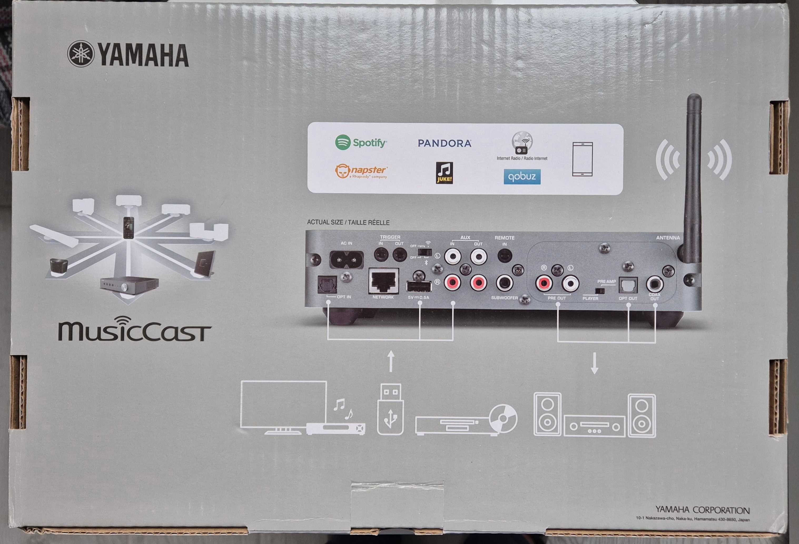 Мережевий аудіопрогравач / попередній підсилювач Yamaha WXC-50