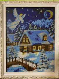 Картина бисером «Рождественская ночь»