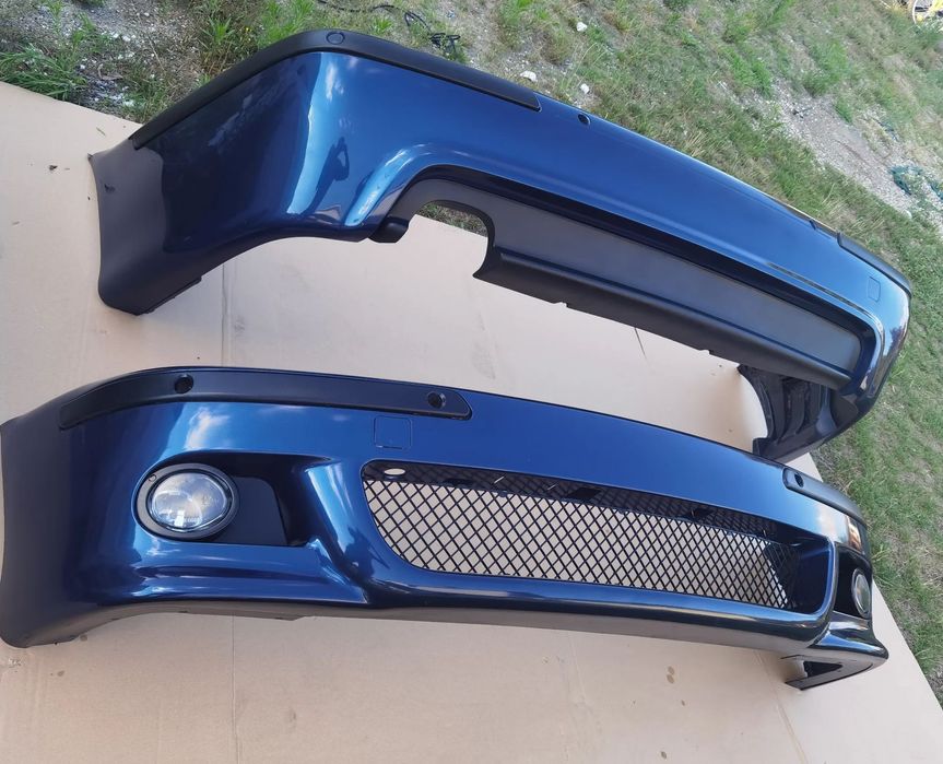 ZDERZAK BMW E39 M5 M PAKIET PRZÓD TYŁ kpl. biarrtzblau 363 PDC SPRYSKI