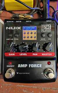 NUX Amp Force. Гітарна педаль-емулятор підсилювачів.