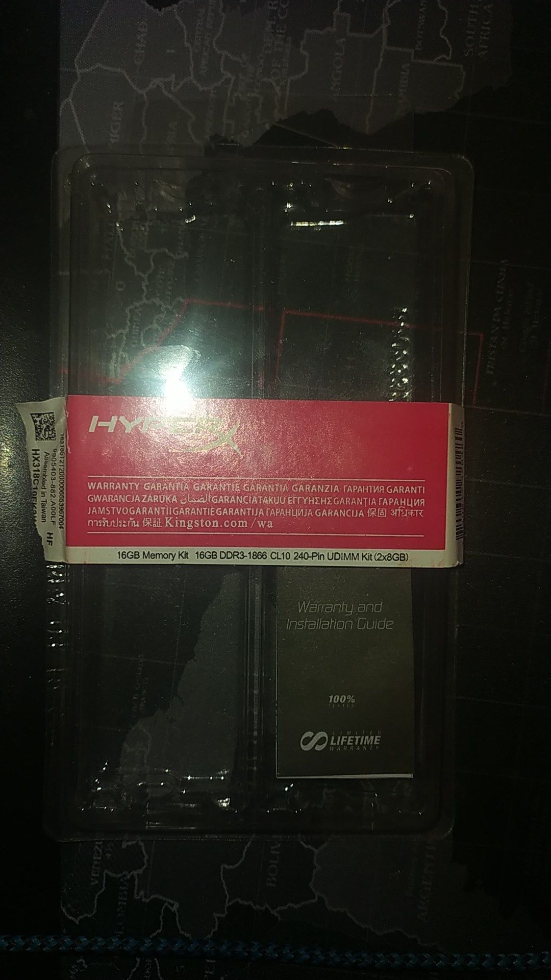 ddr3 16gb Kingston Fury 2x8 1866 MHz