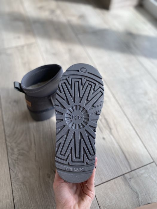 угги сірі 37 р висока підошва