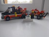 Zestaw lego transporter motocykli