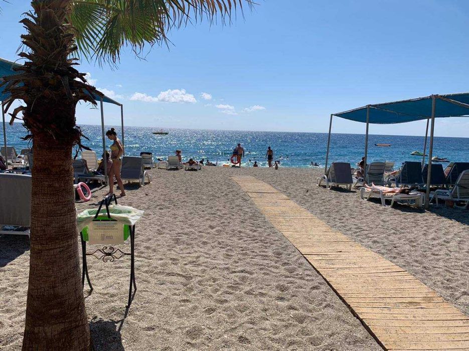 Квартира 55м2 Свой пляж и пирс! В жилом комплексе класса люкс Турция