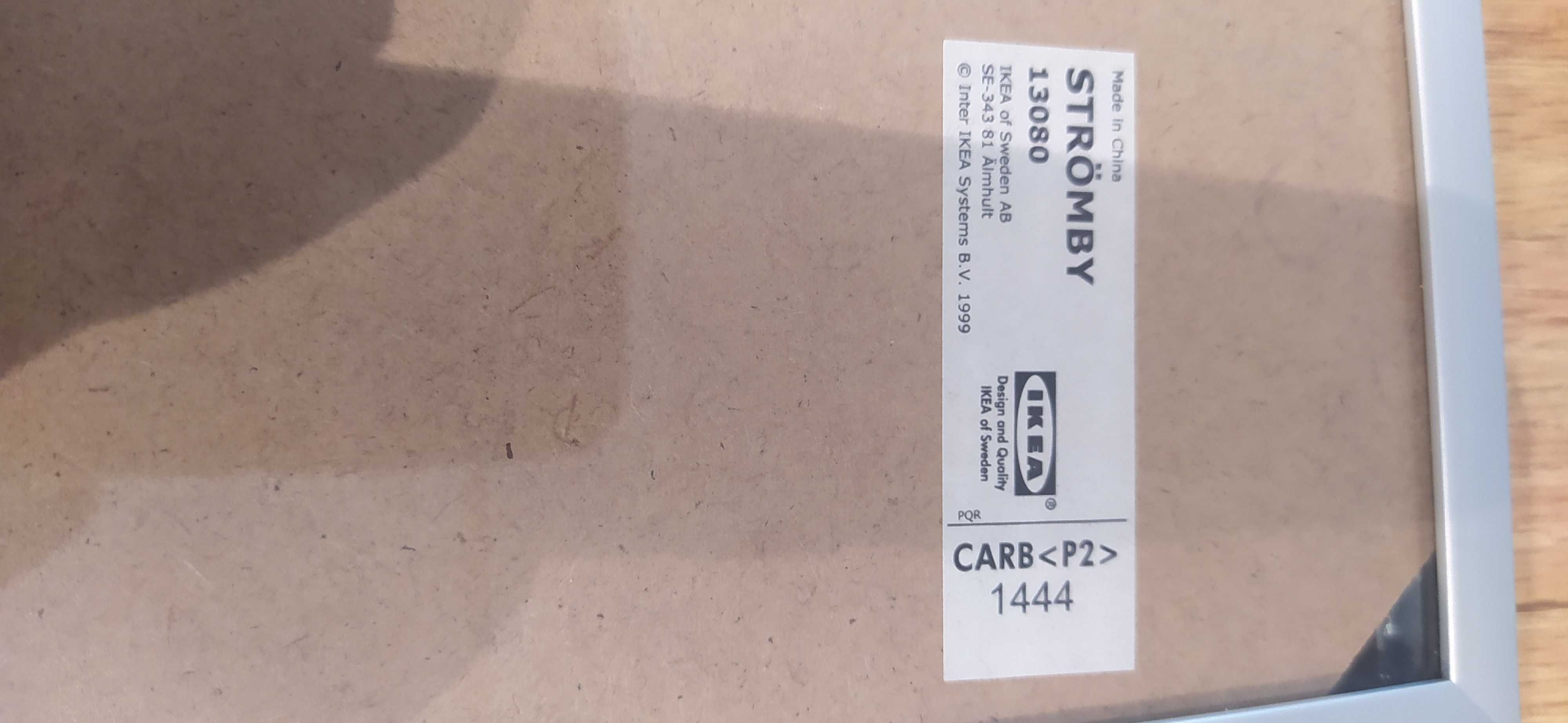 Ramka srebrna Strony Ikea 40x30