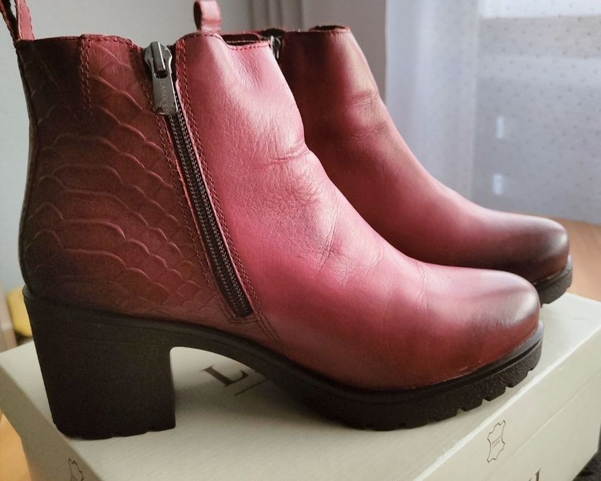 lekko ocieplane botki Lasocki