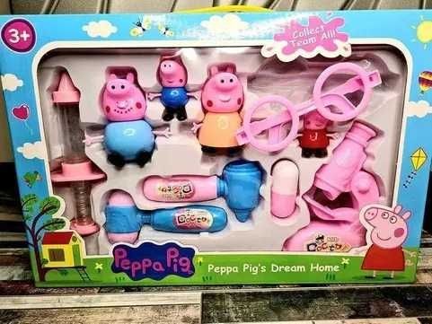 Nowy zestaw lekarza Świnka Peppa figurki + akcesoria - zabawki