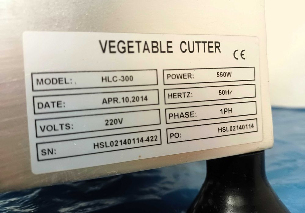 Okazja‼️SZATKOWNICA HLC-300! HENDI! Do Warzyw + 6 Tarcz!!! DUŻY OTWÓR!