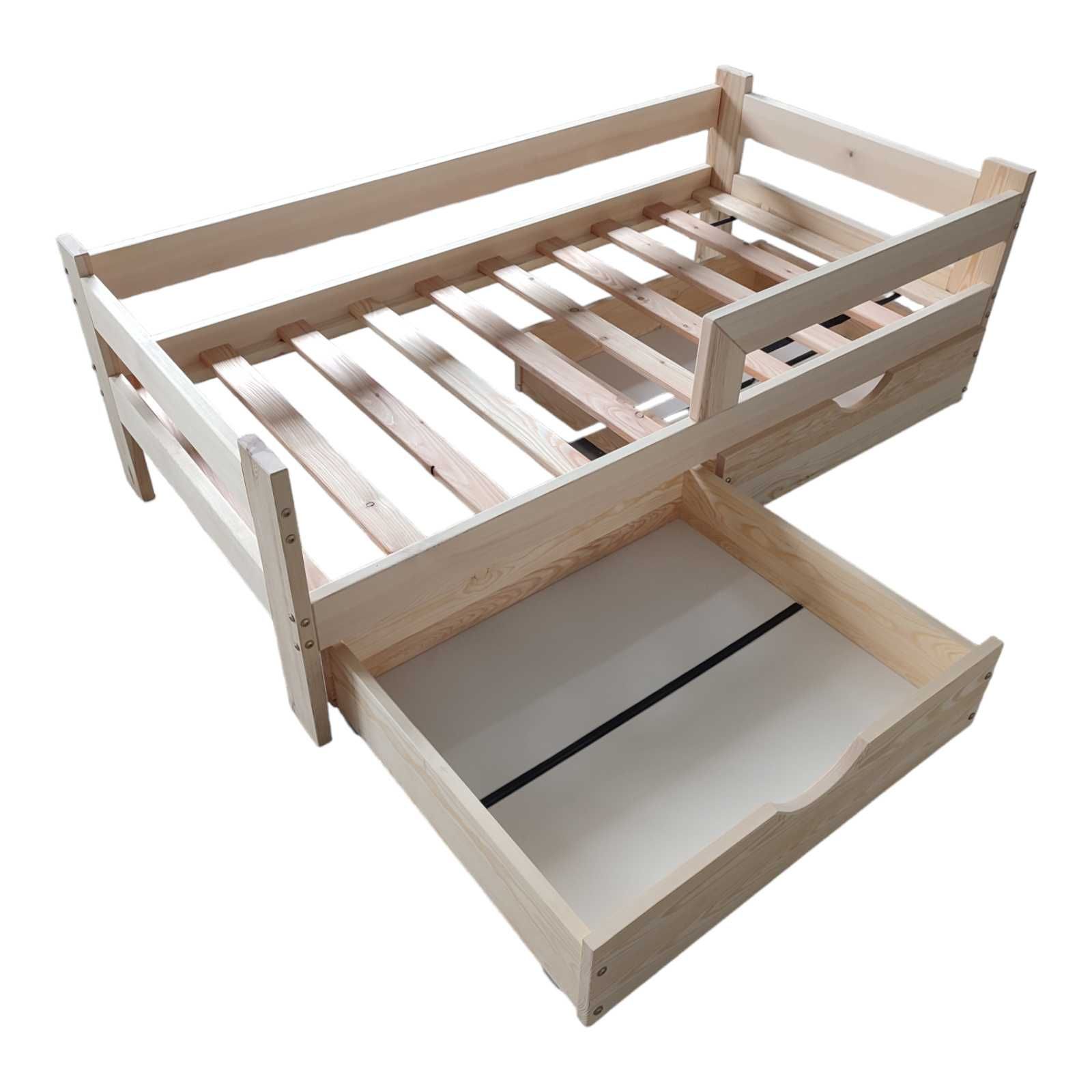 Wysyłka łóżko dziecięce z barierką + szuflada Producent