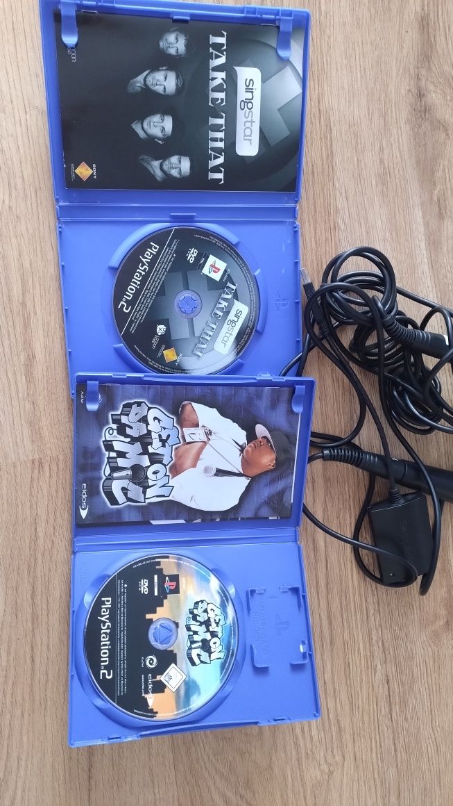 Gry PS2 i mikrofony
