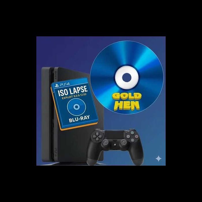 Диск Blu ray BD-R Sony Playstation4 ps4 9.00/12.02 GoldHEN