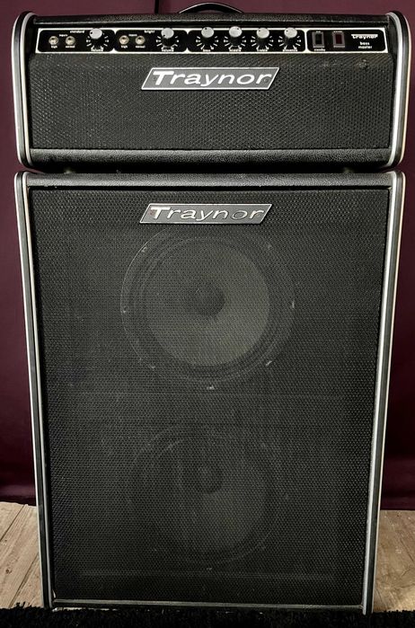 Cabeço Traynor YBA-1 Bass master (70´) e Coluna Traynor Y - 212 (70´s)