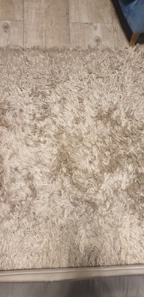 Dywan Shaggy srebrny 170/120
