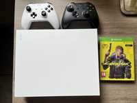 Xbox One S 1 TB + 2 pady i Gra cyberpunk 2077