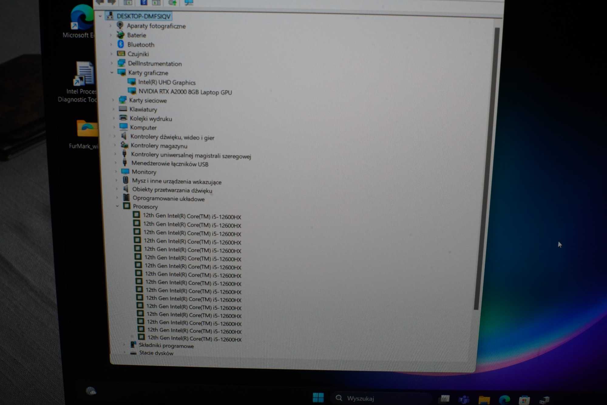 Dell Precision 7670 Intel Core i5-12600HX 32GB RAM RTX A2000 8GB